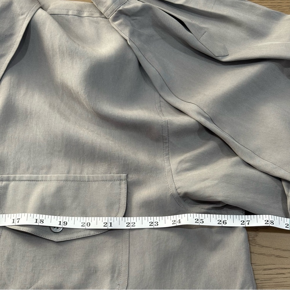 Anna and Frank Studio Vintage Silk Button Front Blouse Old Money Luxury Bold 2XL - Picture 14 of 16
